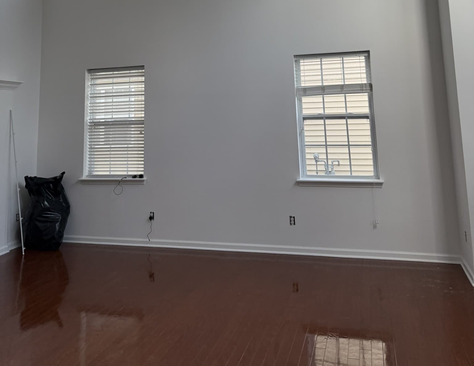 Residential painting — bedroom accent wall